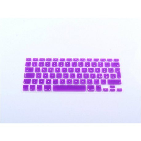 StickersLab - Silikon-Schutzfolie für Tastatur Notebook Apple MacBook Air/PRO mit Buchstaben ITA (Hintergrundfarbe - Violett) von StickersLab