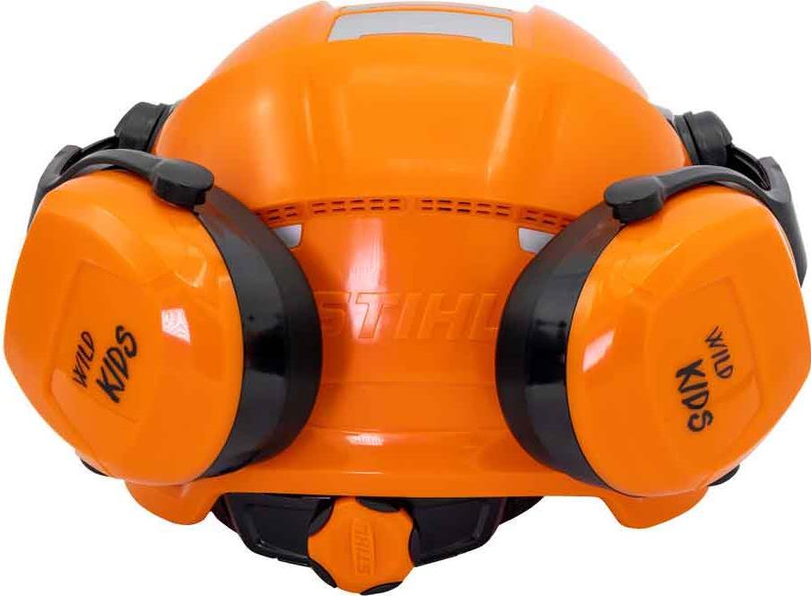 Stihl 4204600001 Unisex Kinder Helmset Spielzeughelm, Orange, Einheitsgröße (0420 460 0001) von Stihl