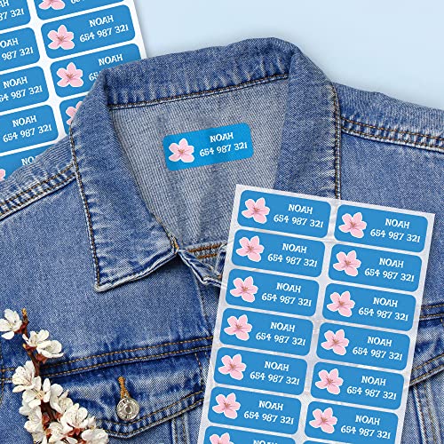 64 Etiketten für mittelgroße Kleidung mit 2 Textzeilen zum Markieren aller Kinderkleidung 64 Etiketten für mittelgroße Kleidung mit 2 Textzeilen zum Markieren aller Kinderkleidung von Stikets