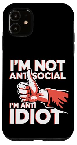 Lustiger Spruch für Introvertierte Hülle für iPhone 11 Lustiger Spruch für Introvertierte Hülle für iPhone 11 von Stille Stärke Humor