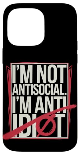 Lustiger Spruch für Introvertierte Hülle für iPhone 14 Pro Max Lustiger Spruch für Introvertierte Hülle für iPhone 14 Pro Max von Stille Stärke Humor