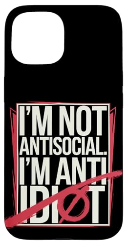 Lustiger Spruch für Introvertierte Hülle für iPhone 15 Lustiger Spruch für Introvertierte Hülle für iPhone 15 von Stille Stärke Humor
