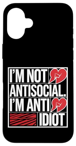 Lustiger Spruch für Introvertierte Hülle für iPhone 16 Plus Lustiger Spruch für Introvertierte Hülle für iPhone 16 Plus von Stille Stärke Humor