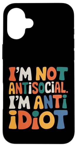 Lustiger Spruch für Introvertierte Hülle für iPhone 16 Plus Lustiger Spruch für Introvertierte Hülle für iPhone 16 Plus von Stille Stärke Humor