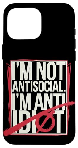 Lustiger Spruch für Introvertierte Hülle für iPhone 16 Pro Max Lustiger Spruch für Introvertierte Hülle für iPhone 16 Pro Max von Stille Stärke Humor