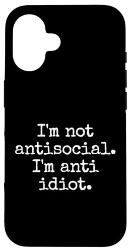 Lustiger Spruch für Introvertierte Hülle für iPhone 16 Lustiger Spruch für Introvertierte Hülle für iPhone 16 von Stille Stärke Humor