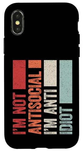 Lustiger Spruch für Introvertierte Hülle für iPhone X/XS Lustiger Spruch für Introvertierte Hülle für iPhone X/XS von Stille Stärke Humor