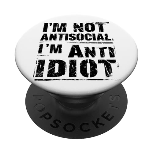 Lustiger Spruch für Introvertierte PopSockets Klebender PopGrip Lustiger Spruch für Introvertierte PopSockets Klebender PopGrip von Stille Stärke Humor