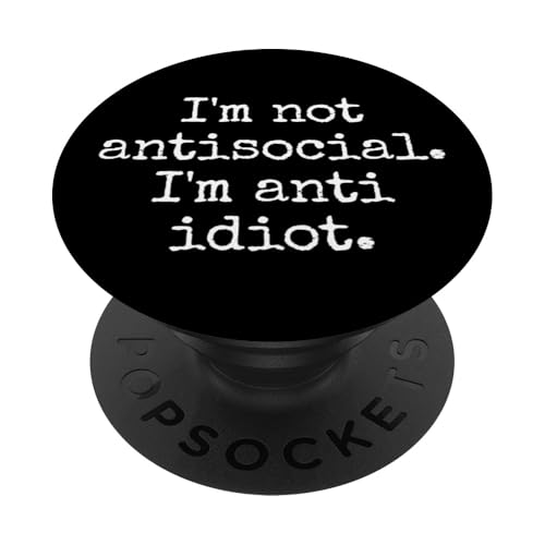 Lustiger Spruch für Introvertierte PopSockets Klebender PopGrip Lustiger Spruch für Introvertierte PopSockets Klebender PopGrip von Stille Stärke Humor