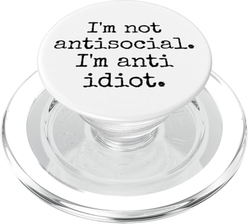 Lustiger Spruch für Introvertierte PopSockets PopGrip für MagSafe Lustiger Spruch für Introvertierte PopSockets PopGrip für MagSafe von Stille Stärke Humor