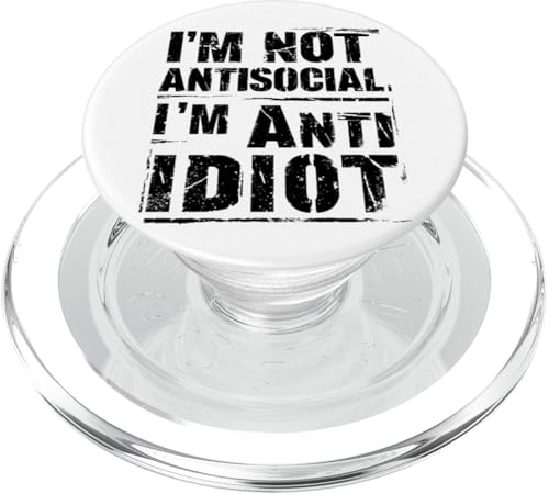 Lustiger Spruch für Introvertierte PopSockets PopGrip für MagSafe Lustiger Spruch für Introvertierte PopSockets PopGrip für MagSafe von Stille Stärke Humor