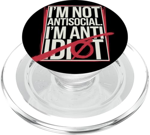 Lustiger Spruch für Introvertierte PopSockets PopGrip für MagSafe Lustiger Spruch für Introvertierte PopSockets PopGrip für MagSafe von Stille Stärke Humor