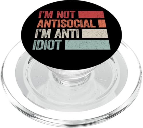 Lustiger Spruch für Introvertierte PopSockets PopGrip für MagSafe von Stille Stärke Humor