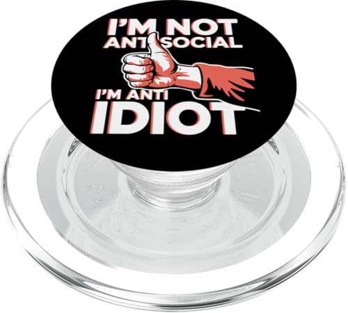 Lustiger Spruch für Introvertierte PopSockets PopGrip für MagSafe Lustiger Spruch für Introvertierte PopSockets PopGrip für MagSafe von Stille Stärke Humor