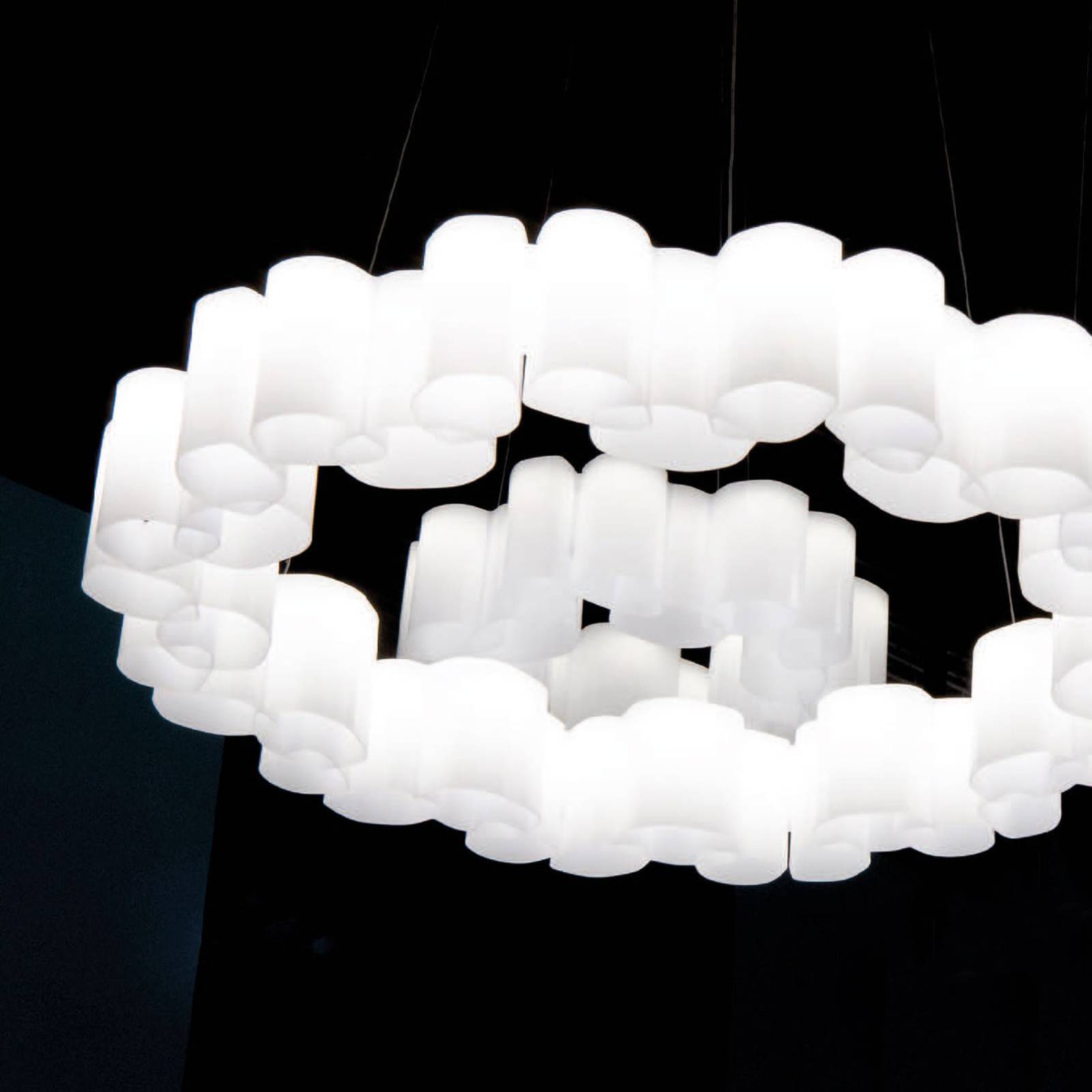 LED-Pendelleuchte Honey, dimmbar, rund, 58 cm LED-Pendelleuchte Honey, dimmbar, rund, 58 cm von Stilnovo