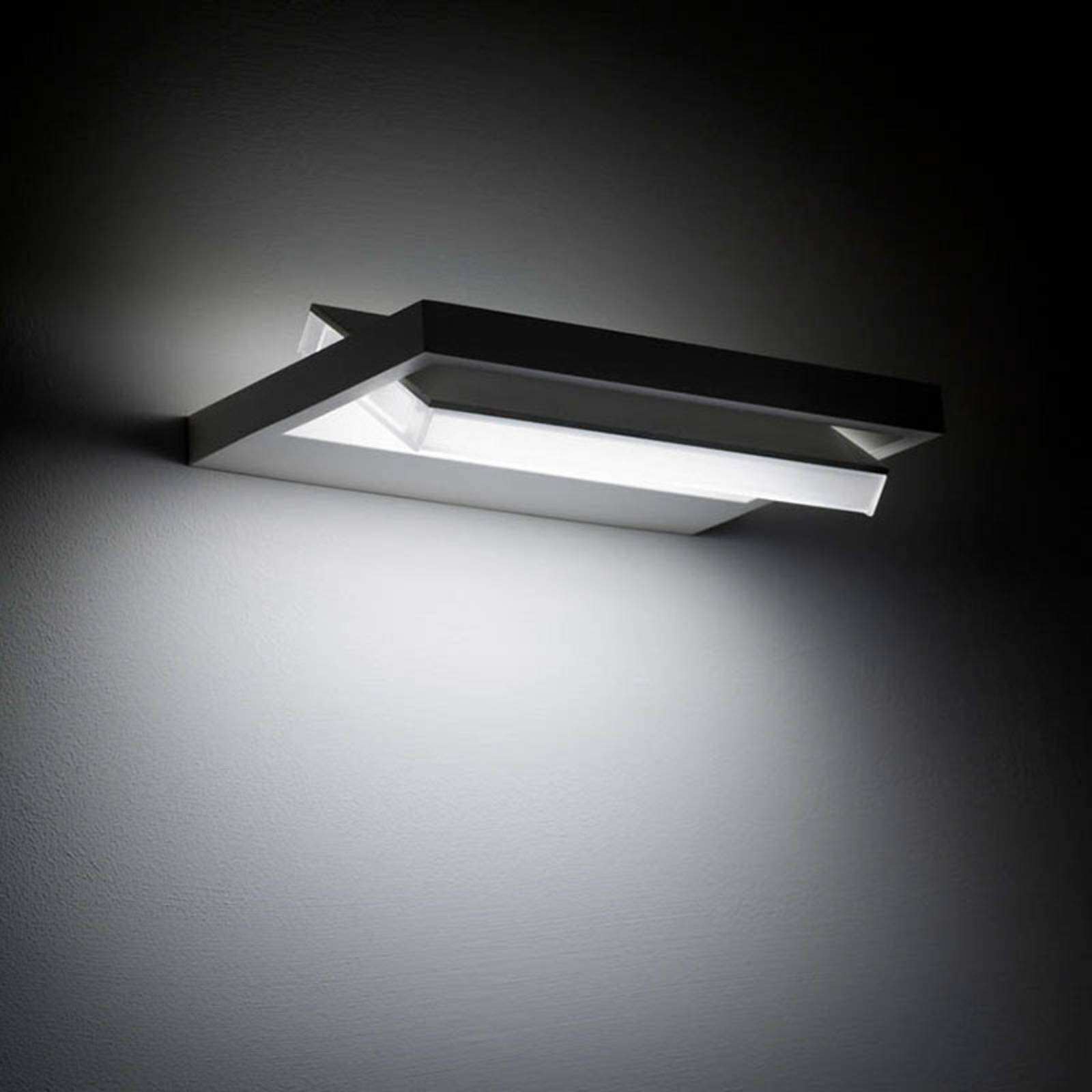 LED-Wandleuchte Tablet W1, Breite 24 cm, weiß von Stilnovo