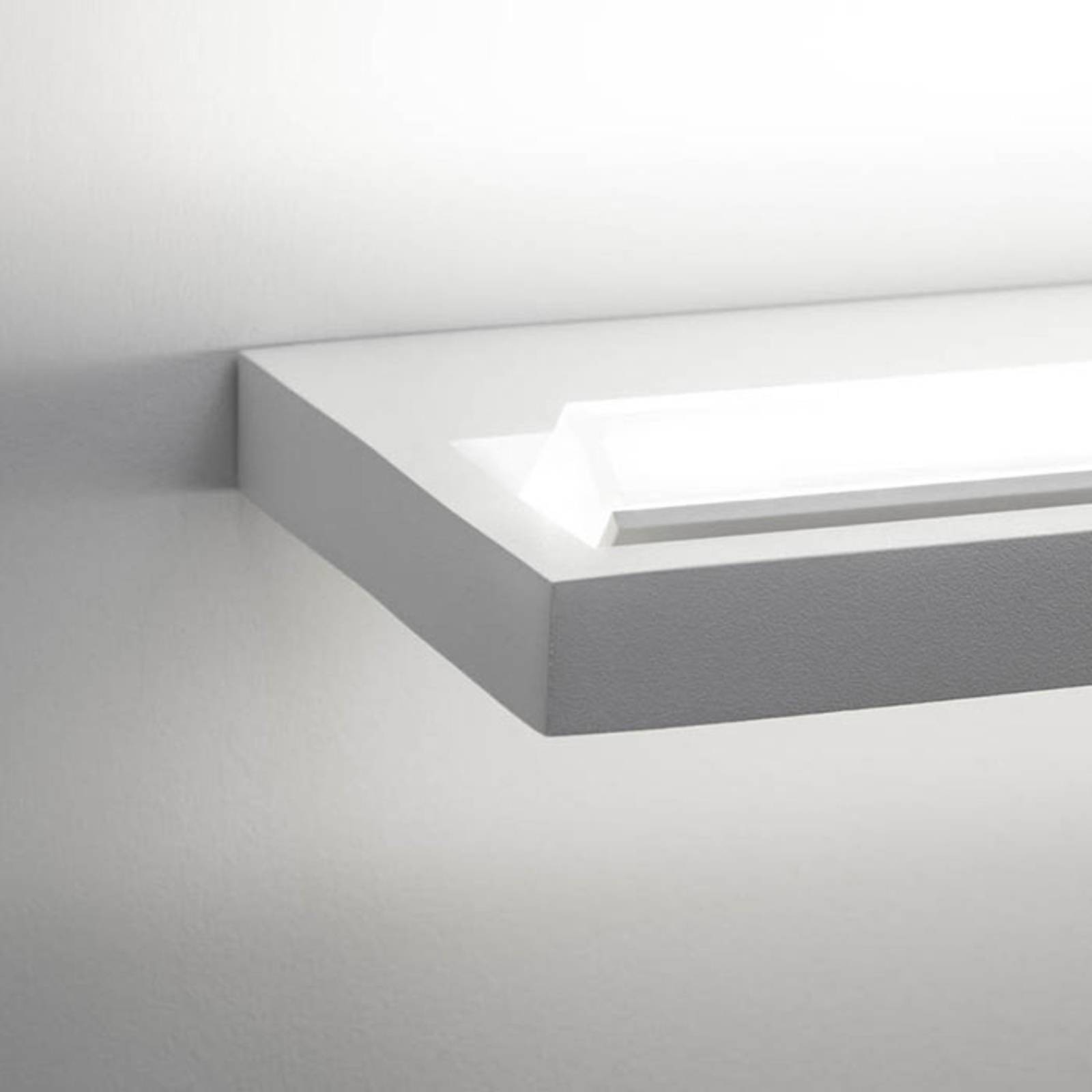 LED-Wandleuchte Tablet W1, Breite 66 cm, weiß von Stilnovo