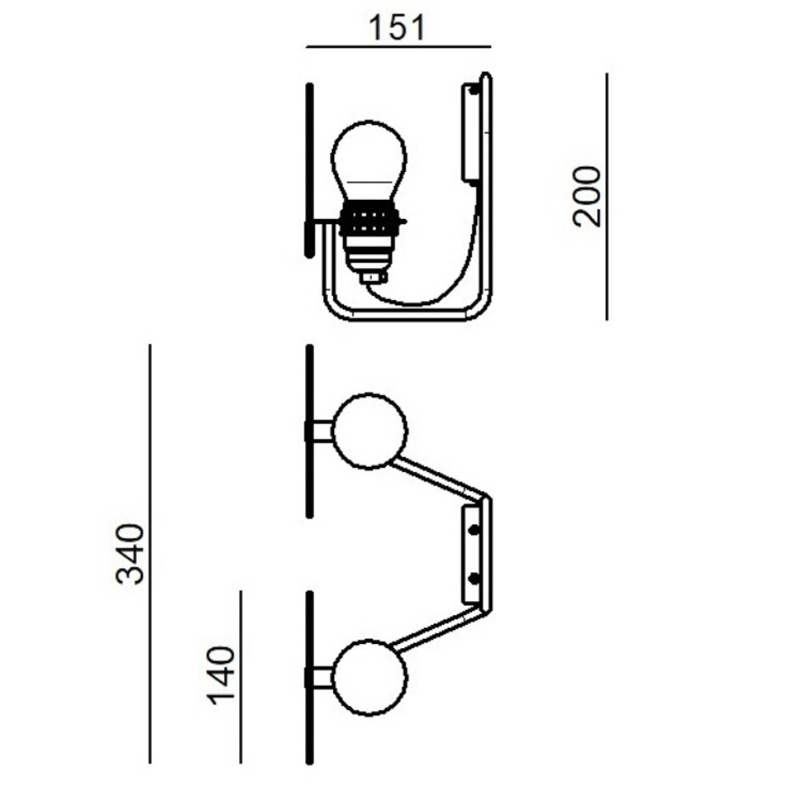 Stilnovo Bugia LED-Wandleuchte zweiflammig grün Stilnovo Bugia LED-Wandleuchte zweiflammig grün von Stilnovo