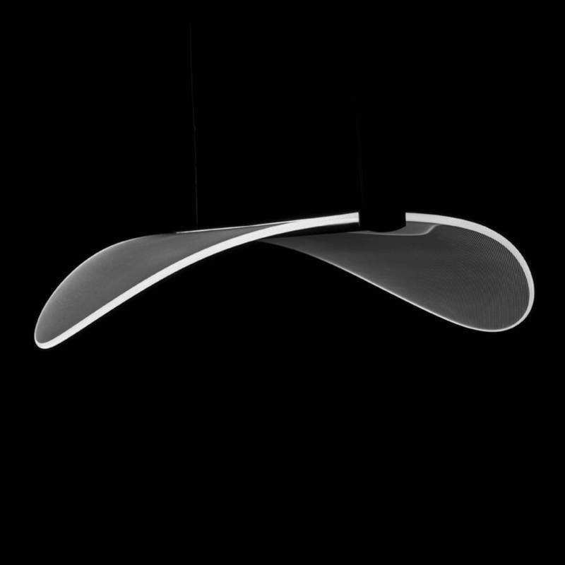 Stilnovo Diphy LED-Hängelampe, 1-fl., Phase, 54 cm von Stilnovo