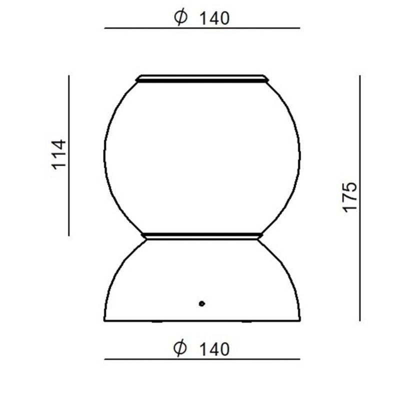 Stilnovo Gravitino LED-Deckenlampe, drehbar weiß von Stilnovo