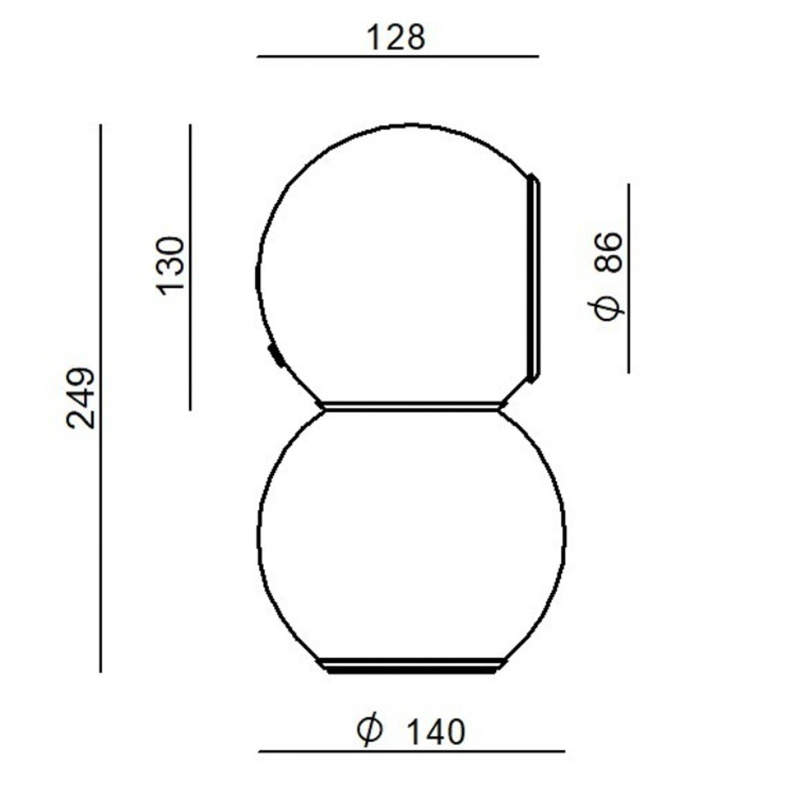 Stilnovo Gravitino LED-Tischlampe mit Magnet, rot Stilnovo Gravitino LED-Tischlampe mit Magnet, rot von Stilnovo