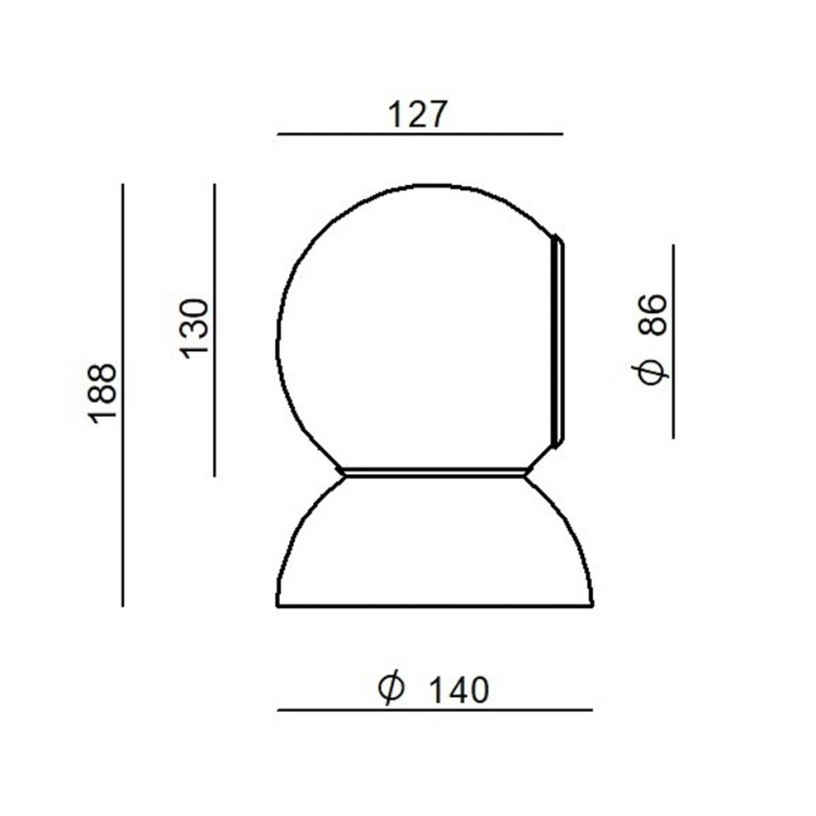 Stilnovo Gravitino LED-Wandlampe drehbar weiß Stilnovo Gravitino LED-Wandlampe drehbar weiß von Stilnovo