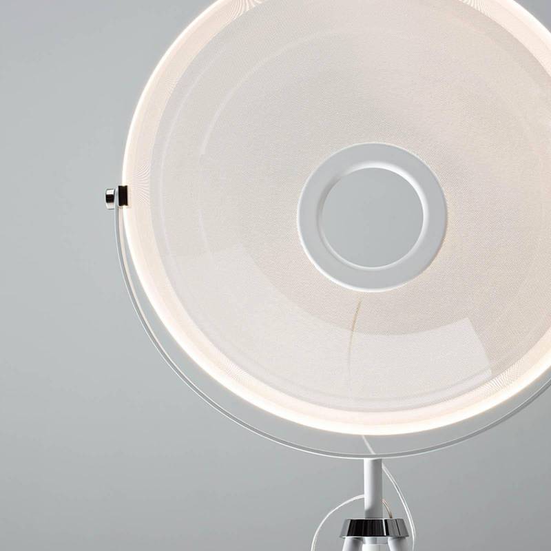 Stilnovo LED-Stehleuchte Demi Moon, weiß, Höhe 196 cm von Stilnovo
