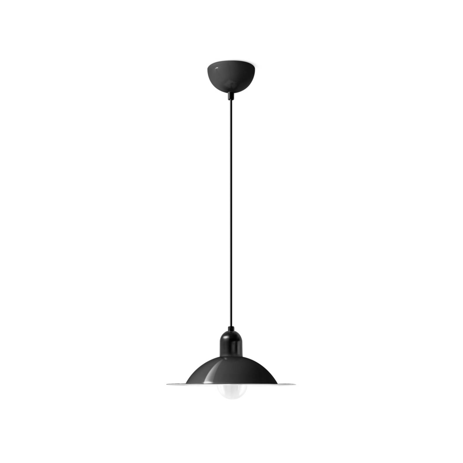 Stilnovo Lampiatta LED-Hängelampe, Ø 28cm, schwarz von Stilnovo
