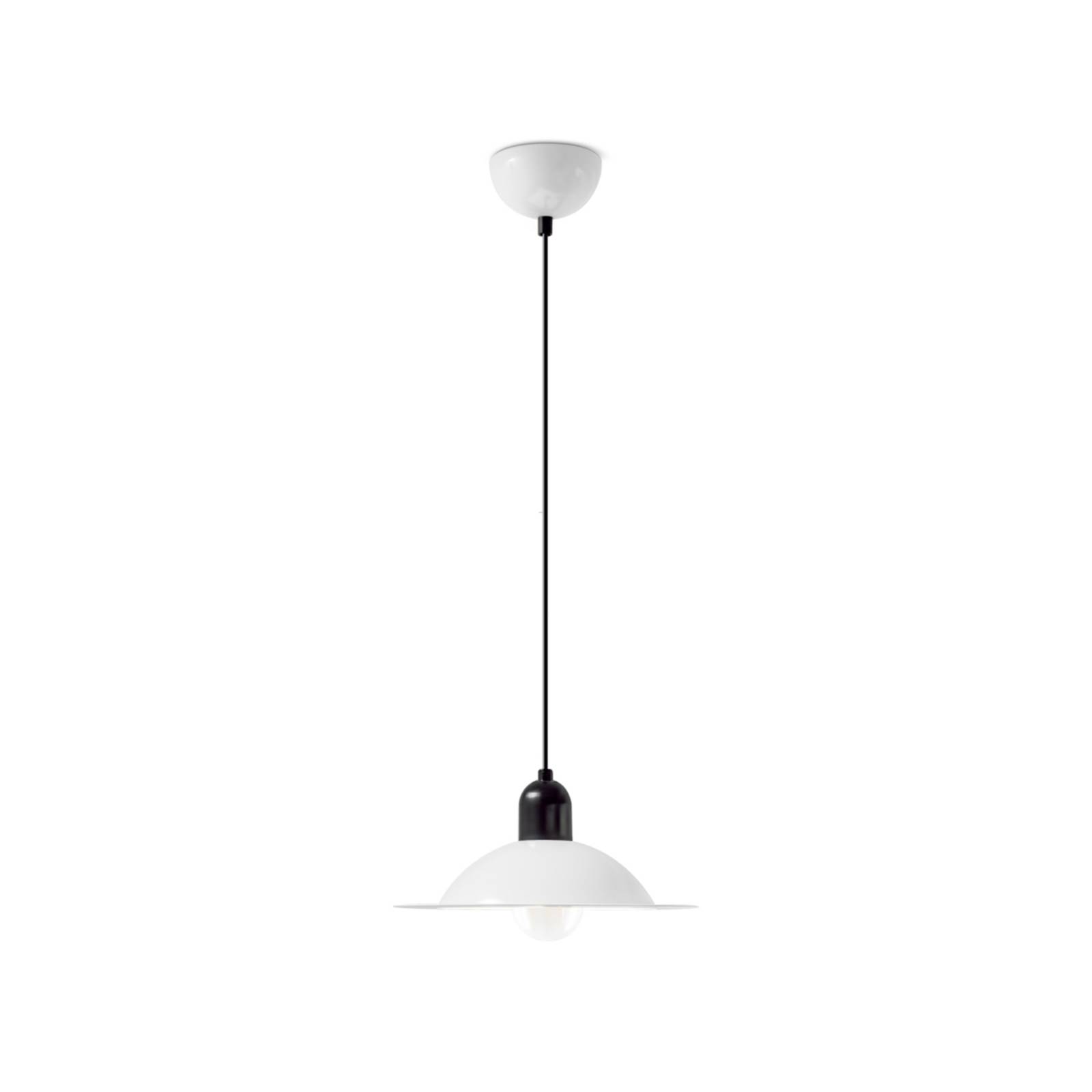 Stilnovo Lampiatta LED-Hängelampe, Ø 28cm, weiß von Stilnovo