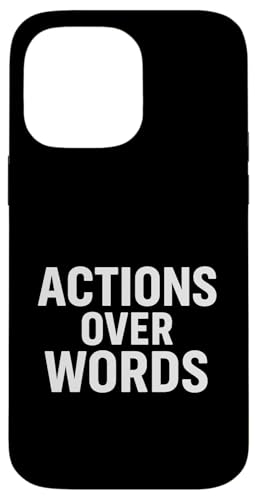 Aktionen über Wörter. Stoisches Zitat. Hülle für iPhone 14 Pro Max von Stoic Quotes by Lumi Art