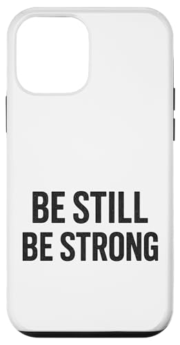 Be Still Be Strong. Stoisches Zitat, motivierend, Vintage. Hülle für iPhone 12 mini von Stoic Quotes by Lumi Art