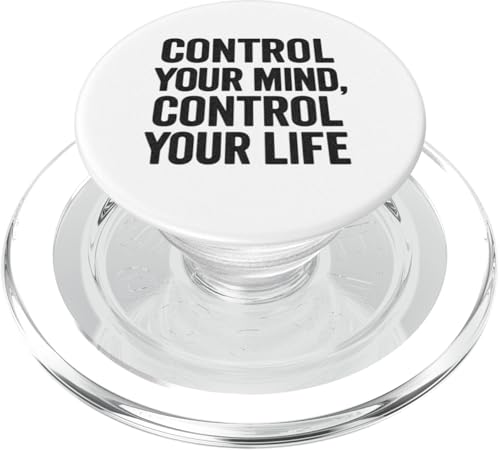 Control Your Mind Control Your Life. Vintage, Zitat PopSockets PopGrip für MagSafe Control Your Mind Control Your Life. Vintage, Zitat PopSockets PopGrip für MagSafe von Stoic Quotes by Lumi Art