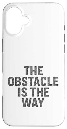 Das Hindernis ist der Weg. Stoisches Zitat, Design, Vintage. Hülle für iPhone 16 Plus Das Hindernis ist der Weg. Stoisches Zitat, Design, Vintage. Hülle für iPhone 16 Plus von Stoic Quotes by Lumi Art
