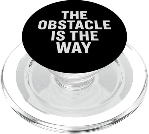 Das Hindernis ist der Weg. Stoisches Zitat, Design. PopSockets PopGrip für MagSafe Das Hindernis ist der Weg. Stoisches Zitat, Design. PopSockets PopGrip für MagSafe von Stoic Quotes by Lumi Art