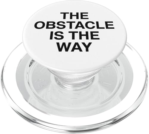 Das Hindernis ist der Weg. Stoisches Zitat, Design. PopSockets PopGrip für MagSafe Das Hindernis ist der Weg. Stoisches Zitat, Design. PopSockets PopGrip für MagSafe von Stoic Quotes by Lumi Art