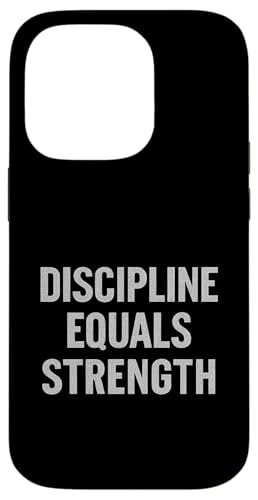 Discipline Equals Strength Stoic, Vintage, Zitat Hülle für iPhone 14 Pro von Stoic Quotes by Lumi Art