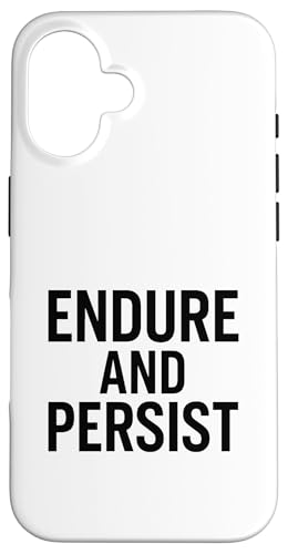 Endure and Persist.Stoic, Motivational Quote, Design Hülle für iPhone 16 Endure and Persist.Stoic, Motivational Quote, Design Hülle für iPhone 16 von Stoic Quotes by Lumi Art