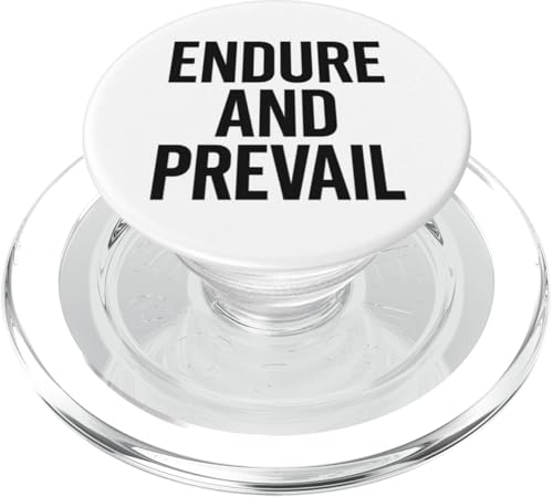 Endure and Prevail. Stoic, Motivational, Zitat. PopSockets PopGrip für MagSafe Endure and Prevail. Stoic, Motivational, Zitat. PopSockets PopGrip für MagSafe von Stoic Quotes by Lumi Art