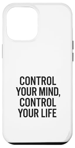 Kontrollieren Sie Ihren Geist Kontrollieren Sie Ihr Leben. Stoisches Zitat Hülle für iPhone 12 Pro Max von Stoic Quotes by Lumi Art