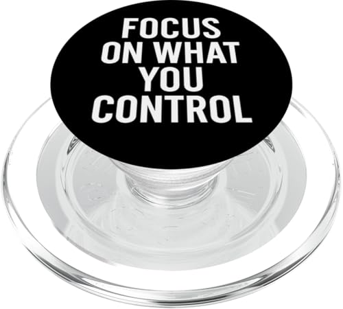 Konzentriere dich auf das, was du bist. Kontrolle, stoisches Zitat. PopSockets PopGrip für MagSafe Konzentriere dich auf das, was du bist. Kontrolle, stoisches Zitat. PopSockets PopGrip für MagSafe von Stoic Quotes by Lumi Art