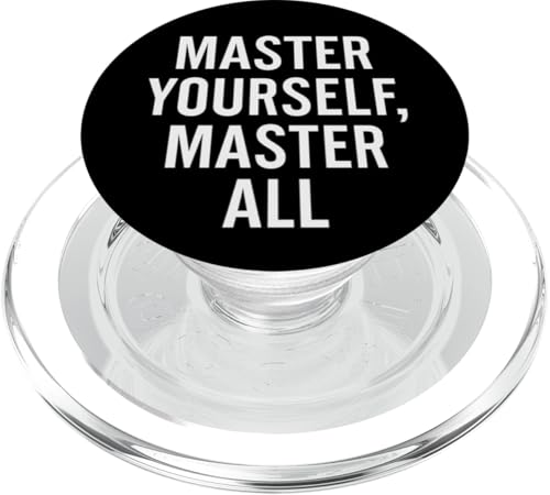 Master Yourself Master All, Stoic Zitat. PopSockets PopGrip für MagSafe Master Yourself Master All, Stoic Zitat. PopSockets PopGrip für MagSafe von Stoic Quotes by Lumi Art