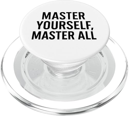 Master Yourself Master All, Stoic Zitat. PopSockets PopGrip für MagSafe Master Yourself Master All, Stoic Zitat. PopSockets PopGrip für MagSafe von Stoic Quotes by Lumi Art