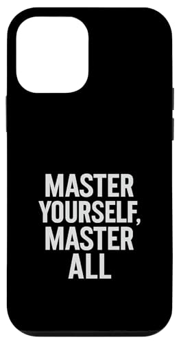Master Yourself Master All, Stoisches Zitat, Vintage. Hülle für iPhone 12 mini von Stoic Quotes by Lumi Art