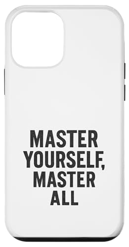 Master Yourself Master All, Stoisches Zitat, Vintage. Hülle für iPhone 12 mini von Stoic Quotes by Lumi Art