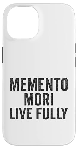 Memento Mori, Live Fully. Stoic, Vintage, Zitat Hülle für iPhone 14 von Stoic Quotes by Lumi Art