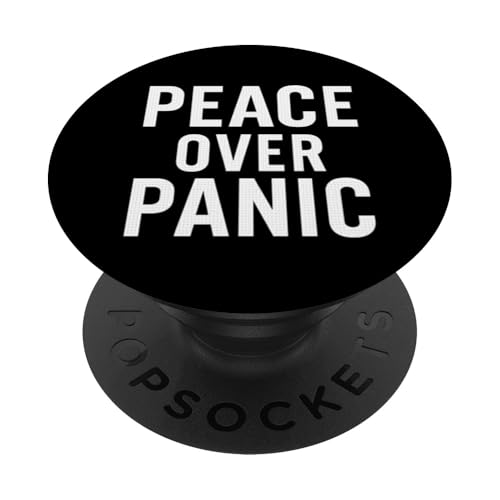 Peace Over Panic. Stoic, Motivational, Zitat. PopSockets Klebender PopGrip Peace Over Panic. Stoic, Motivational, Zitat. PopSockets Klebender PopGrip von Stoic Quotes by Lumi Art