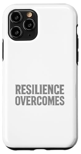 Resilience Overcomes - Motivierendes Zitat, Retro. Hülle für iPhone 11 Pro Resilience Overcomes - Motivierendes Zitat, Retro. Hülle für iPhone 11 Pro von Stoic Quotes by Lumi Art
