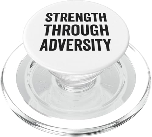 Stärke durch Widrigkeiten. Stoisch, Vintage, Zitat. PopSockets PopGrip für MagSafe Stärke durch Widrigkeiten. Stoisch, Vintage, Zitat. PopSockets PopGrip für MagSafe von Stoic Quotes by Lumi Art