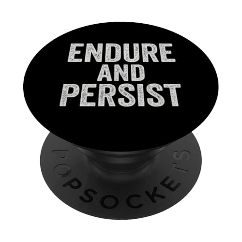 Vintage, Stoische Botschaft – Ausdauern und Beharren PopSockets Klebender PopGrip Vintage, Stoische Botschaft – Ausdauern und Beharren PopSockets Klebender PopGrip von Stoic Quotes by Lumi Art