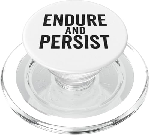 Vintage, Stoische Botschaft – Ausdauern und Beharren PopSockets PopGrip für MagSafe Vintage, Stoische Botschaft – Ausdauern und Beharren PopSockets PopGrip für MagSafe von Stoic Quotes by Lumi Art